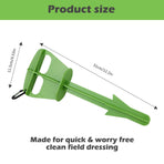 Hunting Accessories Deer Large Animals Domestic Animals Anal Cleaning. Butt Game Dressing Tool for Deer Large Animal Anus Cleaning Hunting Tool- One Size Orange