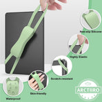 Blue Flat Plate Fixing Wrist Strap D Light Green Elastic Tablet Strap for Fingers Comfortable Adjustable for Reading and Watching Videos 6 Color Options 18.5 cm E