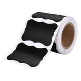 Black Label Pieces Reusable Chalkboard Sticker 150 Erasable Jam Decorating Jars for Sticker Labels Jars Removable Chalkboard & Stationery 2ml 5*3cm Black