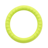 Eva Pet Chewing Training Ring, 11 Inches in Diameter, Dog Chew Rubber Ring Toy Interactive Tug & Training Toy, Suitable for Most Dog Sizes Green