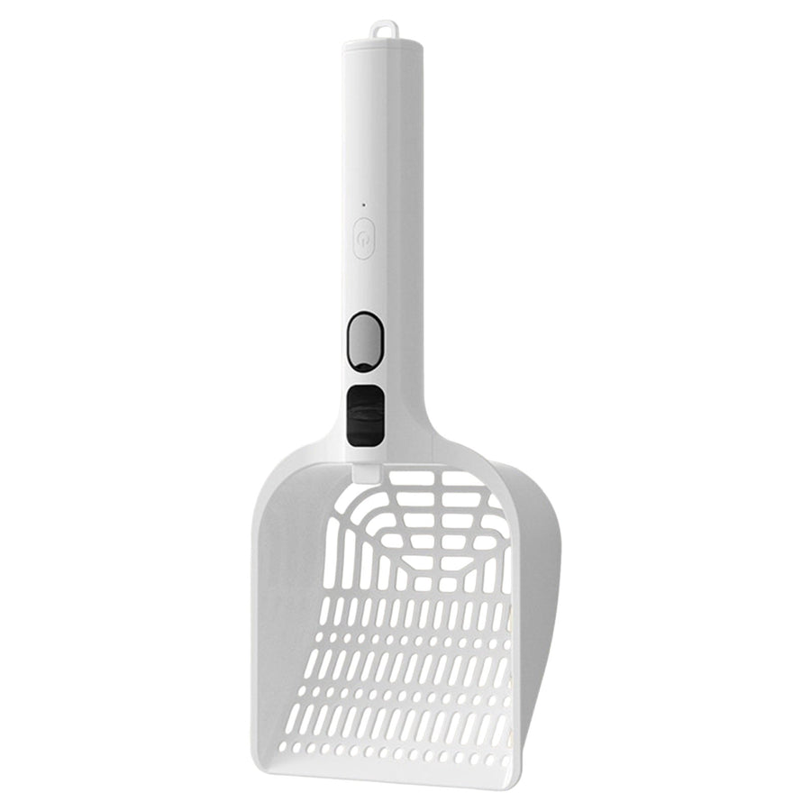 Rechargeable Spray Deodorizing Cat Litter Scoop, Large Sized Rechargeable Spray Litter for Home Use Litter Scooping Tool White
