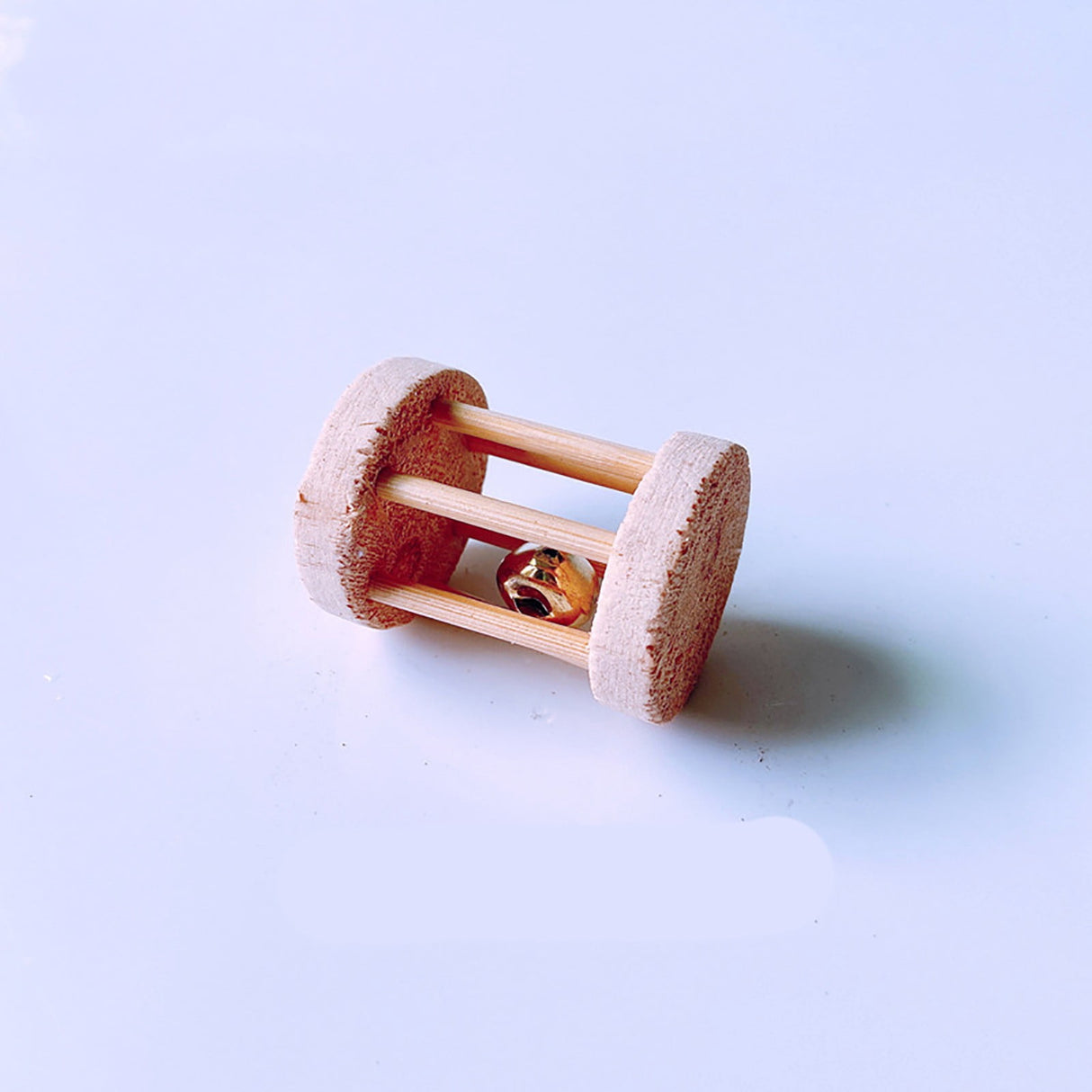 Wooden Hamster Molar Chew Toy, Natural Pine Small Pet Accessory for Guinea Pig Chinchilla Bunny Teeth Care