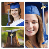 2026 Tassel Graduation, White Graduation Tassel, Tassel Charms for Graduations Cap Decorations, Tassels Memorial Grad Cords Class of 2026 High School Graduate Hat Ceremonies Accessories 1pc 2026 Graduation Season Hat Tassel Pendant Purple