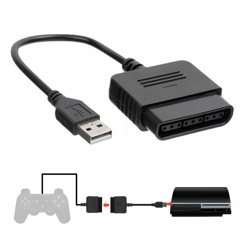 For PS2 Controller to USB Adapter Converter Cable (2 PACK)