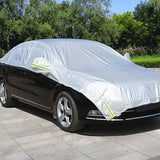 Waterproof Car Cover All Weather for Automobiles, Outdoor Sun UV Rain Dust Wind Snow Protection for sedan