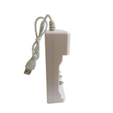 No. 5 White Four -Sannin Nickel chromium nickel -metal hydride charging battery charger - Side View