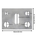 1PCS Stove Protector Cover Liner for 5 Burners Gas Stove Protector Kitchen Accessories Mat Stove Top Cover Gas Stove Cover 41.5*62cm Black