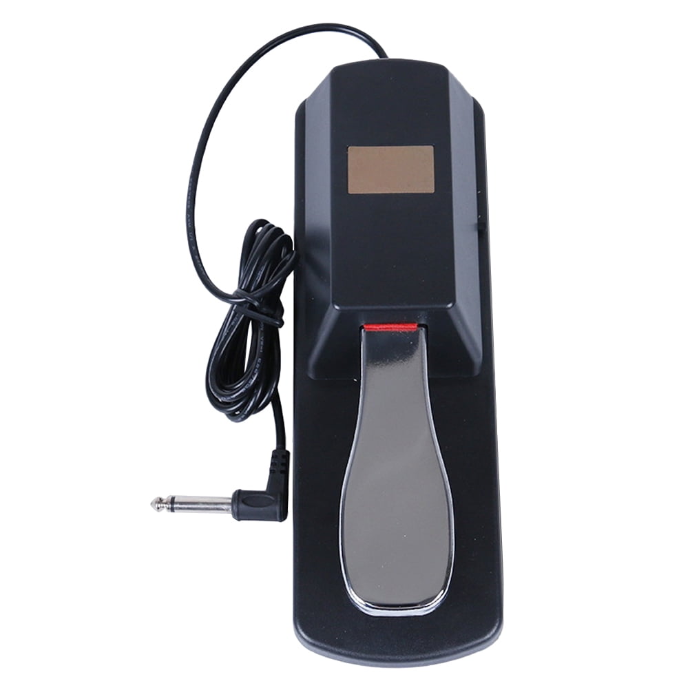 Sustain pedal for keyboard Universal Piano Keyboards Sustain Foot Pedal Durable Accessory for Electronic Keyboards Digital Piano (Black) 9.45" x 3.15" x 2.56" Black