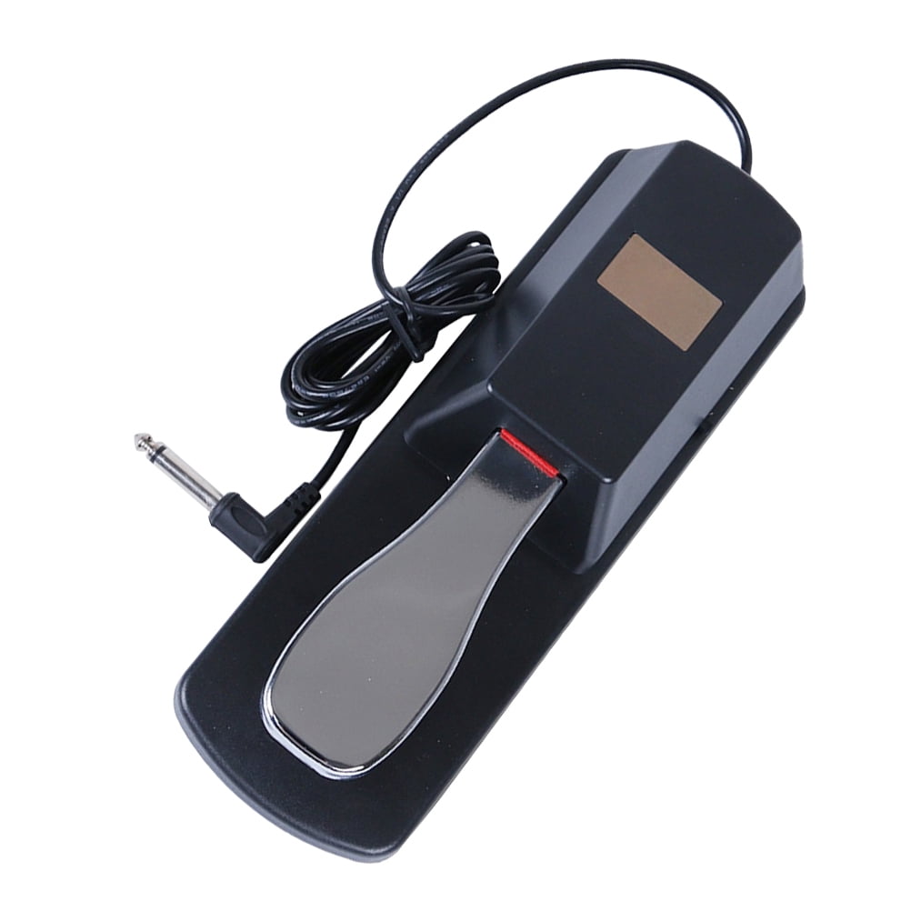 Sustain pedal for keyboard Universal Piano Keyboards Sustain Foot Pedal Durable Accessory for Electronic Keyboards Digital Piano (Black) 9.45" x 3.15" x 2.56" Black
