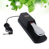 Sustain pedal for keyboard Universal Piano Keyboards Sustain Foot Pedal Durable Accessory for Electronic Keyboards Digital Piano (Black) 9.45" x 3.15" x 2.56" Black