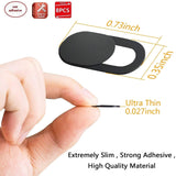 3 Pack Webcam Cover Slider for Privacy, 0.027in Ultra Thin Design Web Camera Cover Slide for Laptop, Desktop, PC, Tablet, Smartphone and More - (Black)