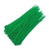 Sealing Strip  100Pcs Cable Zip Ties Heavy Duty 4 inch, Premium Plastic Wire Ties with 18 Pounds Tensile Strength Green
