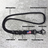 Banner  Heavy and with Flag Round C4 Duty Durable Us Lanyard Buckle Lanyard Tools & Home Improvement As shown - Top-Down View