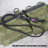 Banner  Heavy and with Flag Round C4 Duty Durable Us Lanyard Buckle Lanyard Tools & Home Improvement As shown - 45-Degree Angle
