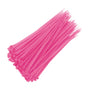 Sealing Strip  100Pcs Cable Zip Ties Heavy Duty 4 inch, Premium Plastic Wire Ties with 18 Pounds Tensile Strength Pink
