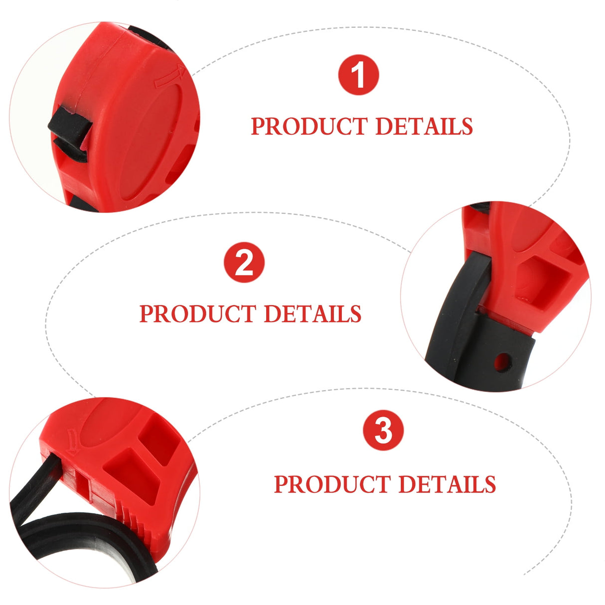1pc Multifunctional Adjustable Rubber Strap Belt Wrench Universal Bottle Opener