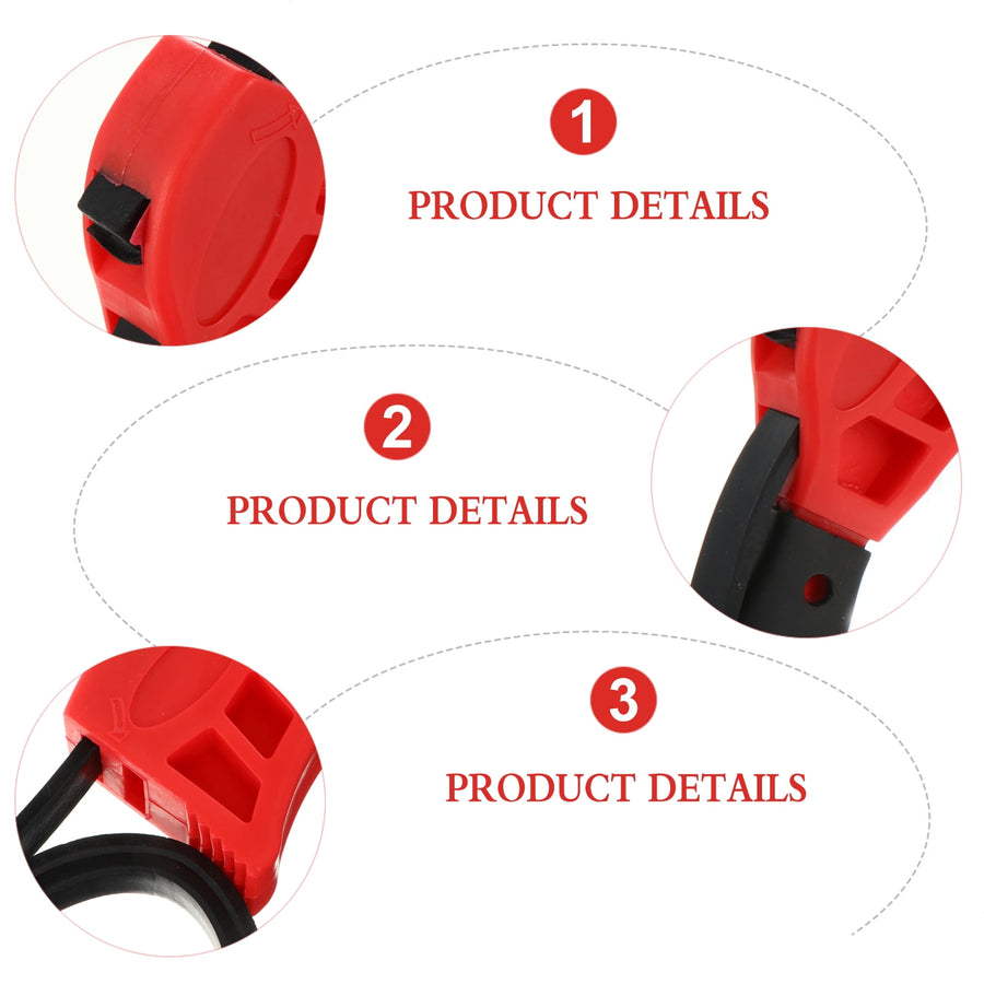 1pc Multifunctional Adjustable Rubber Strap Belt Wrench Universal Bottle Opener