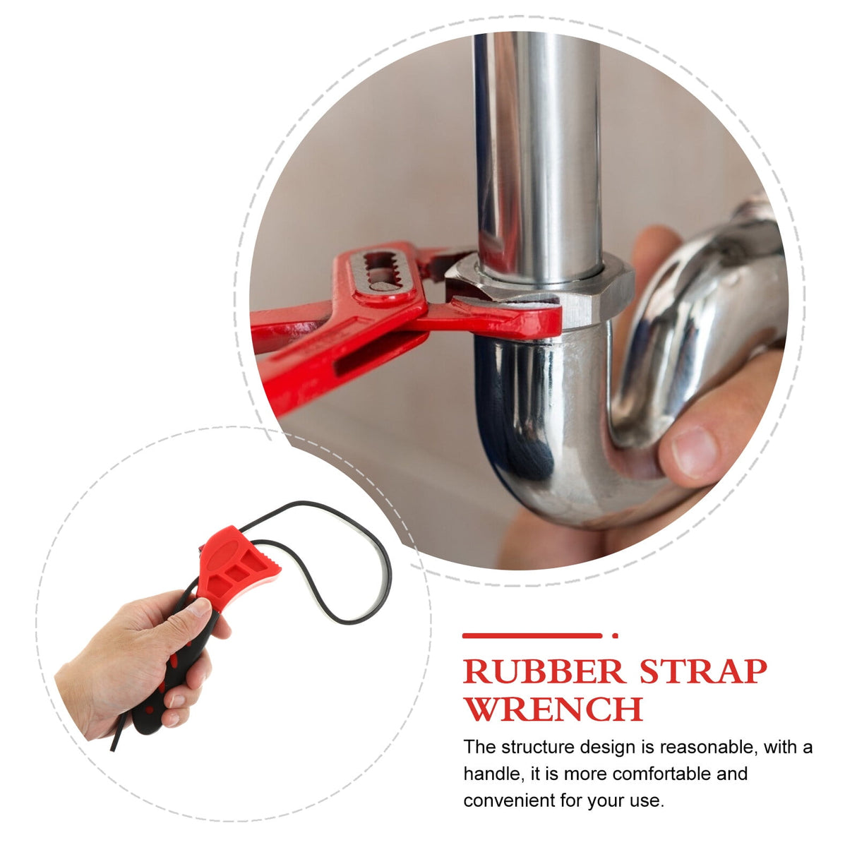 1pc Multifunctional Adjustable Rubber Strap Belt Wrench Universal Bottle Opener