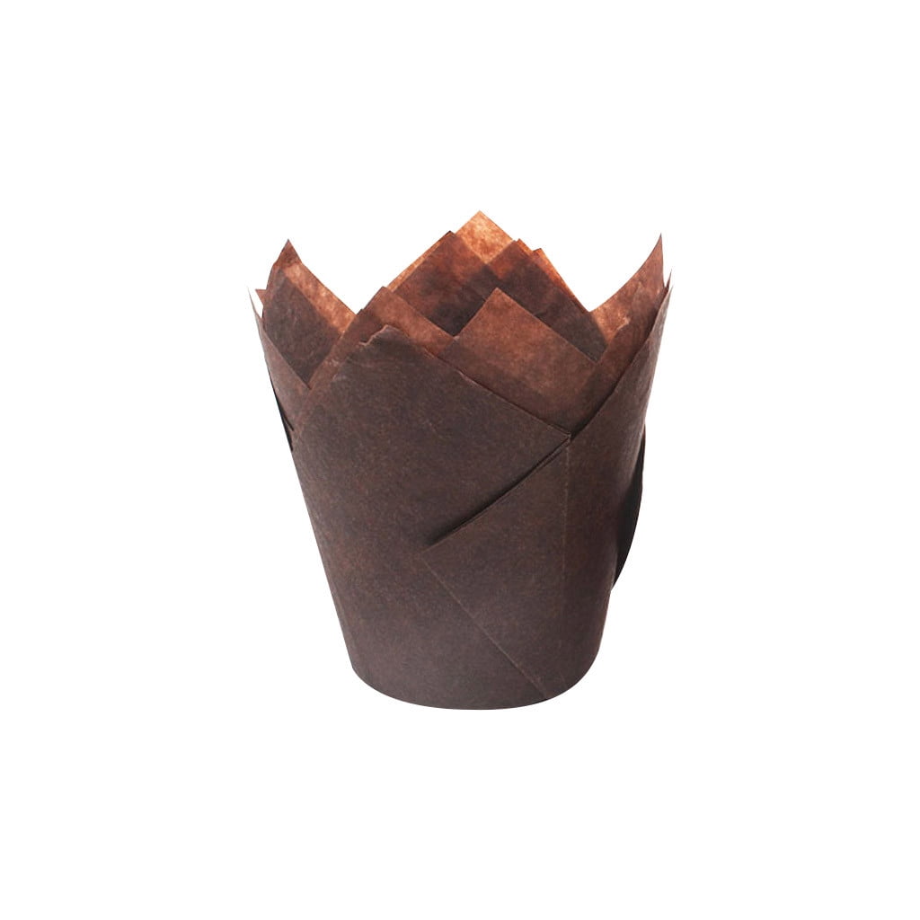 Tart Cup ! Cupcake Liners Cup Paper Tuli Baking Wrappe Case Cake Muffin Cup Box, Egg Tart Cup Promotion Include 50+1Pc Cup Holder F