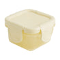 Kitchen, Kitchen Tools , Mini Plastic Food Storage Containers with Lids, Small Airtight Containers, Square School Lunch Containers for Children, Leftover Food Containers Yellow