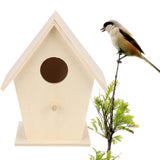 Bird Feeders, Dox Box Box House Bird Box Bird House Bird Bird House Wooden Other Khaki - Side View