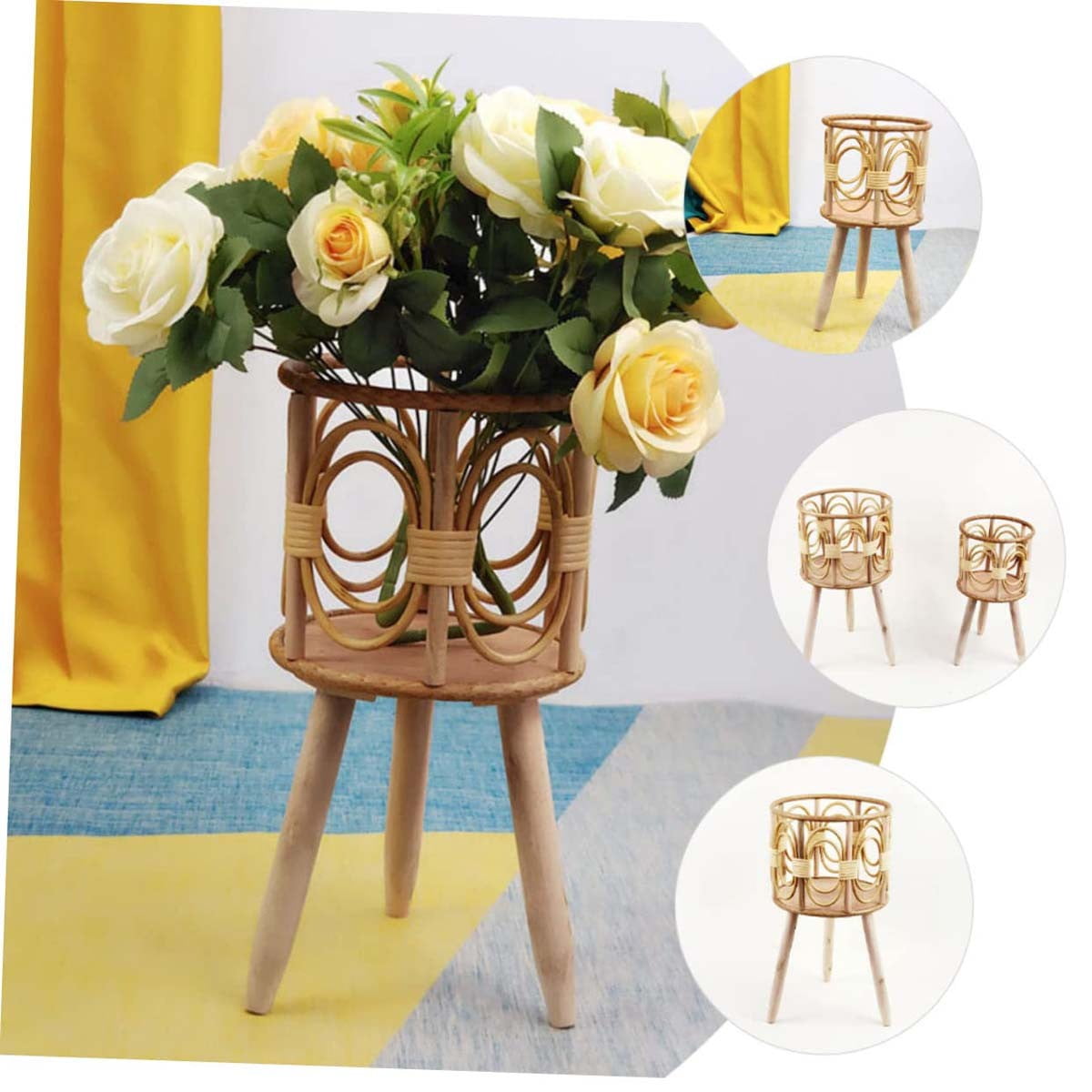 Flower Pots , Gardening Suppliesbalcony Household Plastic Flower Pot Resin Nordic Thicken Large Flower Pot, Suitable for Indoor and Outdoor Green Plant Planting White S1-B