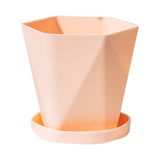 Flower Pots , Gardening Suppliesbalcony Household Plastic Flower Pot Resin Nordic Thicken Large Flower Pot, Suitable for Indoor and Outdoor Green Plant Planting White Z1-Pink