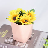 Flower Pots , Gardening Suppliesbalcony Household Plastic Flower Pot Resin Nordic Thicken Large Flower Pot, Suitable for Indoor and Outdoor Green Plant Planting White Z1-Pink - 45-Degree Angle