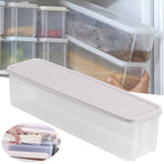 Food Storage, Pasta Container Noodle Storage Box Plastic Noodle Box Sealed Refrigerator Vermicelli Grain Storage Box with Lid Khaki