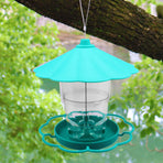 Outdoor Hanging Wild Bird Feeder, Plastic, Brown Z2-Green