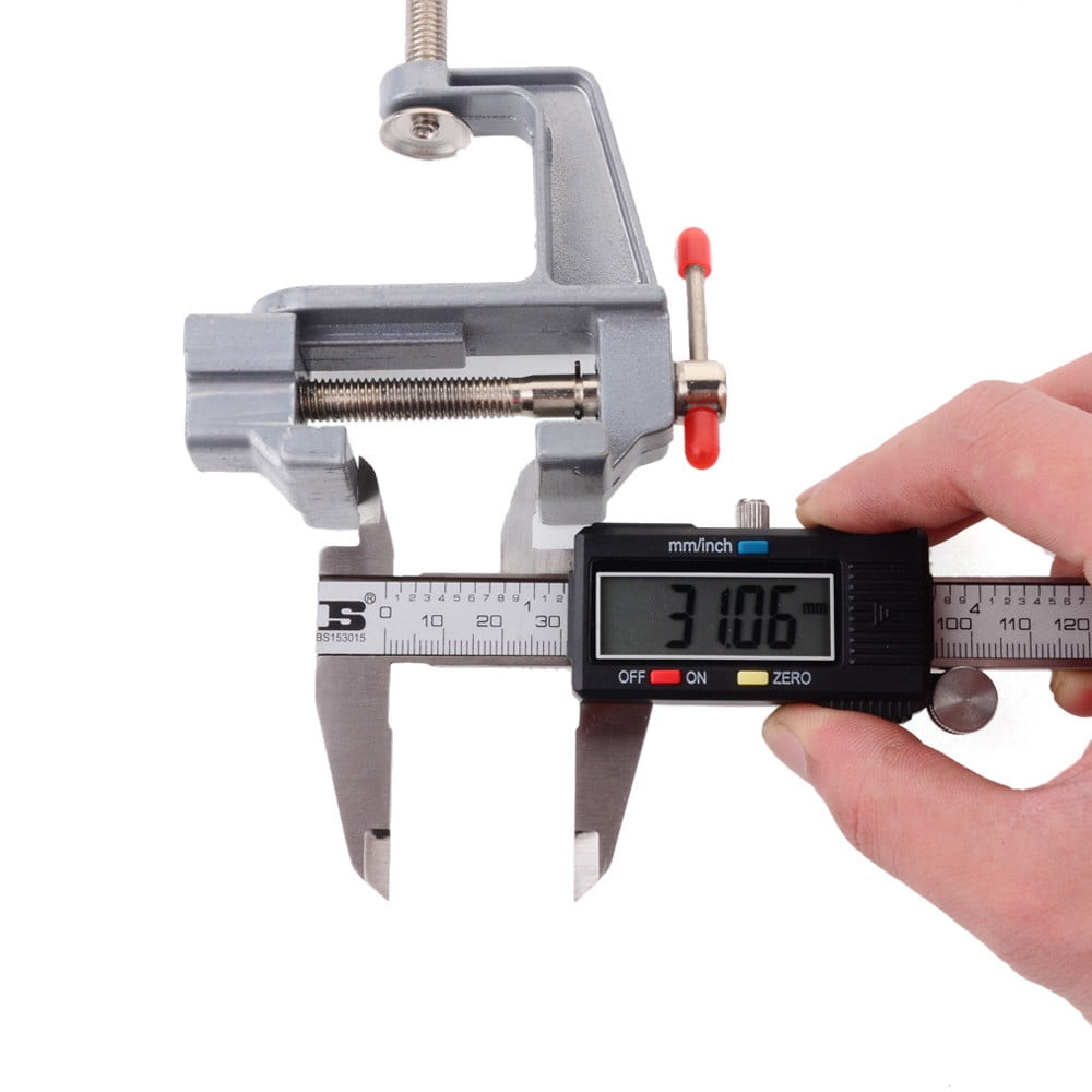 Bench Vice Table Vice Vise Hobby Lock Swivel Aluminum Craft Jewelry Clamp Other, Screwdriverclearance Sale, 1 Table Vise Silver