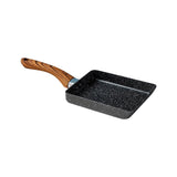 Non-Stick Pan ! Aluminum Japanese Style Omelette Pan, Kitchen Non-Stick Pancake Pan, Non Stick Pan Promotion Include 1X Aluminum Japanese Omelette Pan, Kitchen Non-Stick Pancake Egg Pan Black