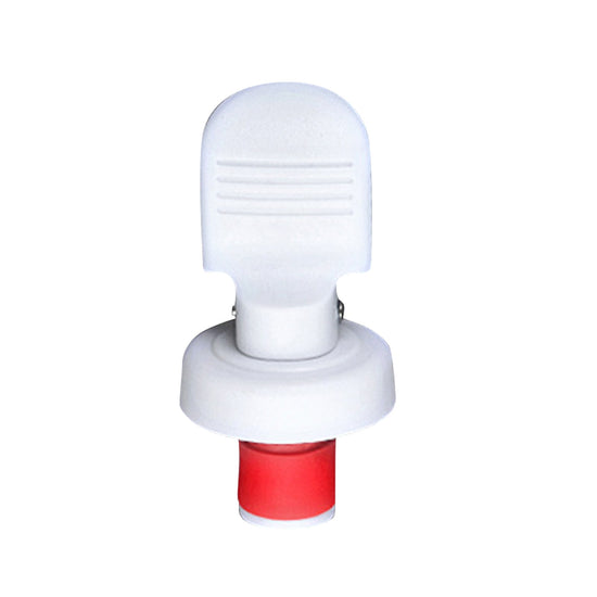 Wine Stopper ! Red Wine Stopper Pumping Fresh Keeping Stopper Manually Press Down Wine Bottle Stopper Champagne Stopper Wine Vacuum Wine Stopper, Include 1X Wine Bottle Stopper White