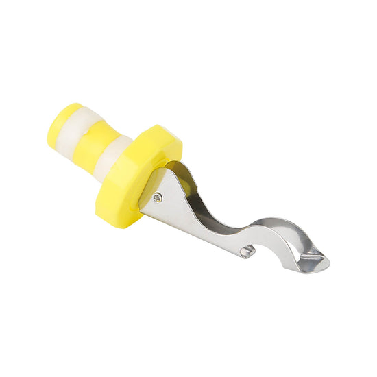 Wine Stopper ! Stainless Steel Wine Bottle Stopper Beer Bottle Stopper Sealer Stainless Steel Bottle Stopper Protector Bottle Opener, Include 1X Red Wine Corkscrew Yellow
