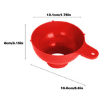 Funnel ! Plastic Red Wide Mouth Funnel, Kitchen Funnel Promotion Include 1X Funnel Watermelon red