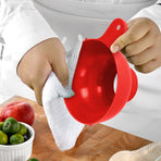 Funnel ! Plastic Red Wide Mouth Funnel, Kitchen Funnel Promotion Include 1X Funnel Watermelon red