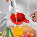 Funnel ! Plastic Red Wide Mouth Funnel, Kitchen Funnel Promotion Include 1X Funnel Watermelon red