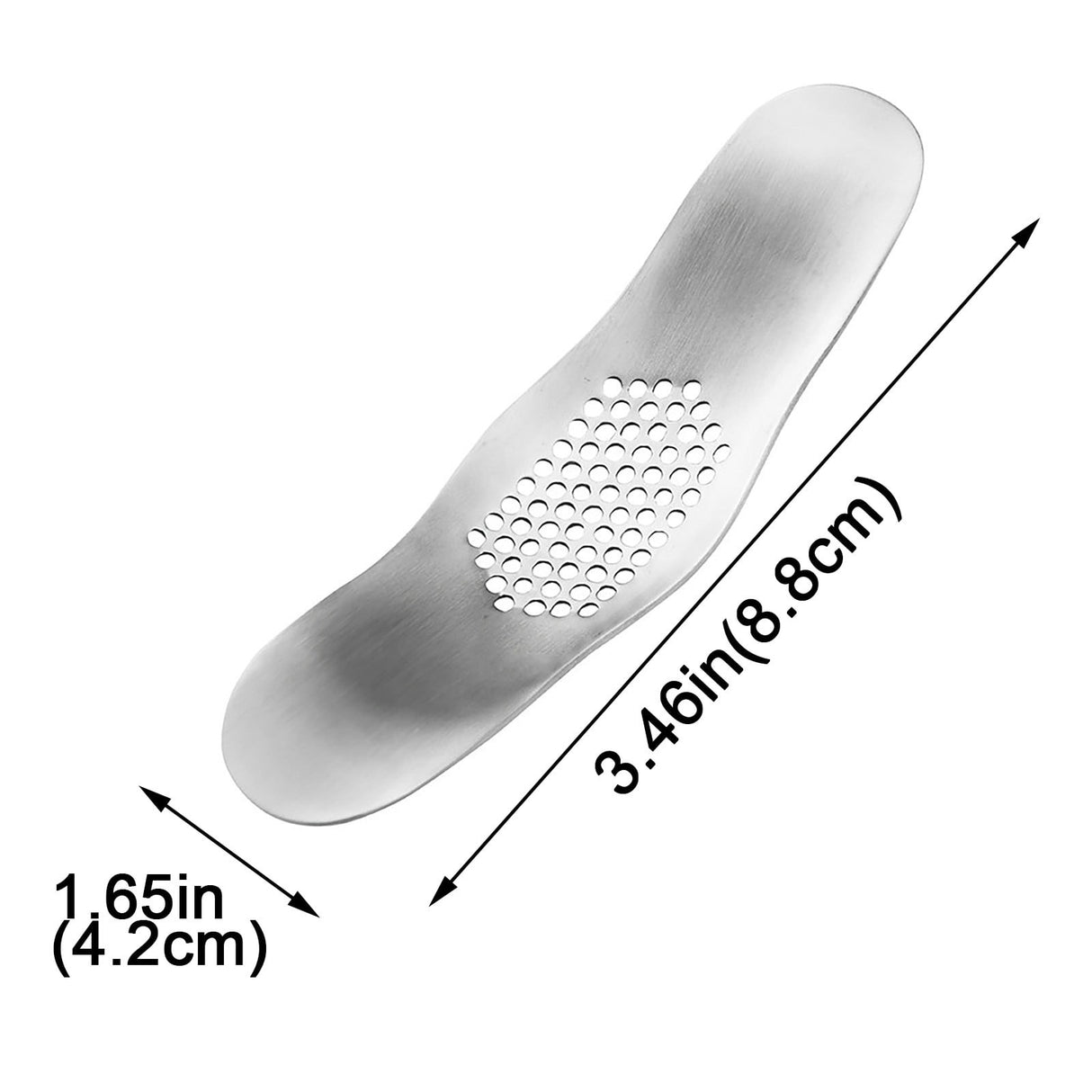 Garlic Press ! Press Mincer Steel Chopper Rocking Peeler Stainless Crusher Garlic Tool Tools Home Improvement, Garlic Press Promotion Include 1 Stainless Steel Garlic and Ginger Grater AS shown