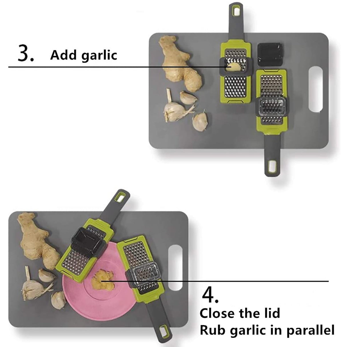 Garlic Press ! Garlic Press Garlic and Ginger Powder Grinder Kitchen Tools Creative Garlic Press, Garlic Press Promotion Include 1X Garlic Press Green