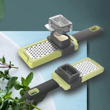 Garlic Press ! Garlic Press Garlic and Ginger Powder Grinder Kitchen Tools Creative Garlic Press, Garlic Press Promotion Include 1X Garlic Press Green - Close-Up Angle