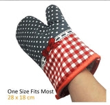 Oven Mitts ! Kitchen Cooking Cotton Microwave Oven Gloves Mitts Pot Pad Heat Protected Beige, Oven Socks Promotion Include 2*Oven Gloves AS shown