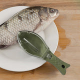 Peeler ! New Practical Fish Scale Remover Scaler Scraper Cleaner Kitchen Tool Peeler , Kitchen Peeler Promotion Include A Fish Scaler Green