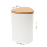 Storage Containers ! Toothpick Container Toothpick Storage Box Home Hotel Simple White Toothpick Bottle Suitable for Family Restaurant Hotel, Include 1*Toothpick Box AS shown - Side View