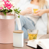 Storage Containers ! Toothpick Container Toothpick Storage Box Home Hotel Simple White Toothpick Bottle Suitable for Family Restaurant Hotel, Include 1*Toothpick Box AS shown - Top-Down View