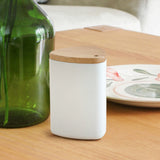 Storage Containers ! Toothpick Container Toothpick Storage Box Home Hotel Simple White Toothpick Bottle Suitable for Family Restaurant Hotel, Include 1*Toothpick Box AS shown - Rear View