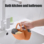 Drain Rack ! Double Layer Kitchen Sink Storage Hanging Bag Home Multis Function Faucet Debris Storage, Kitchen Drain Rack Promotion Include 1Pc Drain Basket C