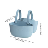 Drain Rack ! Double Layer Kitchen Sink Storage Hanging Bag Home Multis Function Faucet Debris Storage, Kitchen Drain Rack Promotion Include 1Pc Drain Basket C - Side View