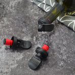 Wine Stopper ! Wine Bottle Stopper Bar Hand Press Sealing Stop Cap Beers Cork Plug Seal Lids Suction Fresh Keeping Stopper Manually Press Down, Include 2Pcs Black Creative Wine Stoppers Black