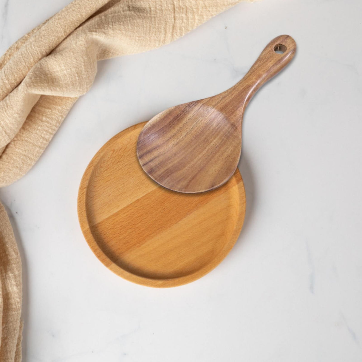 Cooking Utensils ! Wooden Rice Spoon Rice for Rice Potato Desserts Teak Wood Rice Serving Spoon Rice Cooker Spatula 7*3.2Inch, Cooking Utensils Promotion Include Rice Spoon X1 Khaki