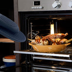 Oven Mitts ! Mini Silicone Oven Mitts Set Oven Mitts Heat Insulation Oven Gloves for Kitchen Cooking and Baking Protecting Fingers Mini Oven Hand Clips, Include 1Pc Silicone Gloves D
